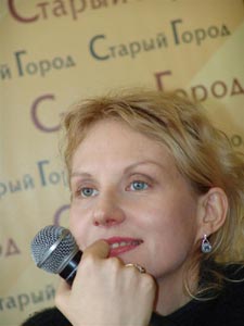 Рената Литвинова. Фото с пресс-конференции